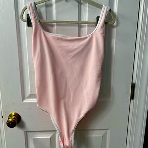 LainSnow - Ocean Isle Women's One Piece - Petal Pink XL- Lain Snow EUC